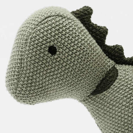 Handmade Dinosaur Plush Toy With Spotted Pattern - Omega Lifestyles