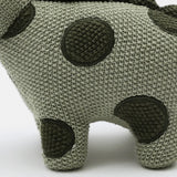 Handmade Dinosaur Plush Toy With Spotted Pattern - Omega Lifestyles