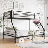 Heavy Duty Twin - Over - Full Metal Bunk Bed Frame - Dreamtide - Omega Lifestyles