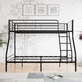 Heavy Duty Twin - Over - Full Metal Bunk Bed Frame - Dreamtide - Omega Lifestyles