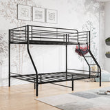 Heavy Duty Twin - Over - Full Metal Bunk Bed Frame - Dreamtide - Omega Lifestyles