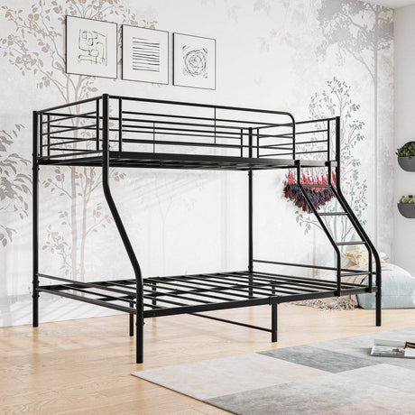 Heavy Duty Twin - Over - Full Metal Bunk Bed Frame - Dreamtide - Omega Lifestyles