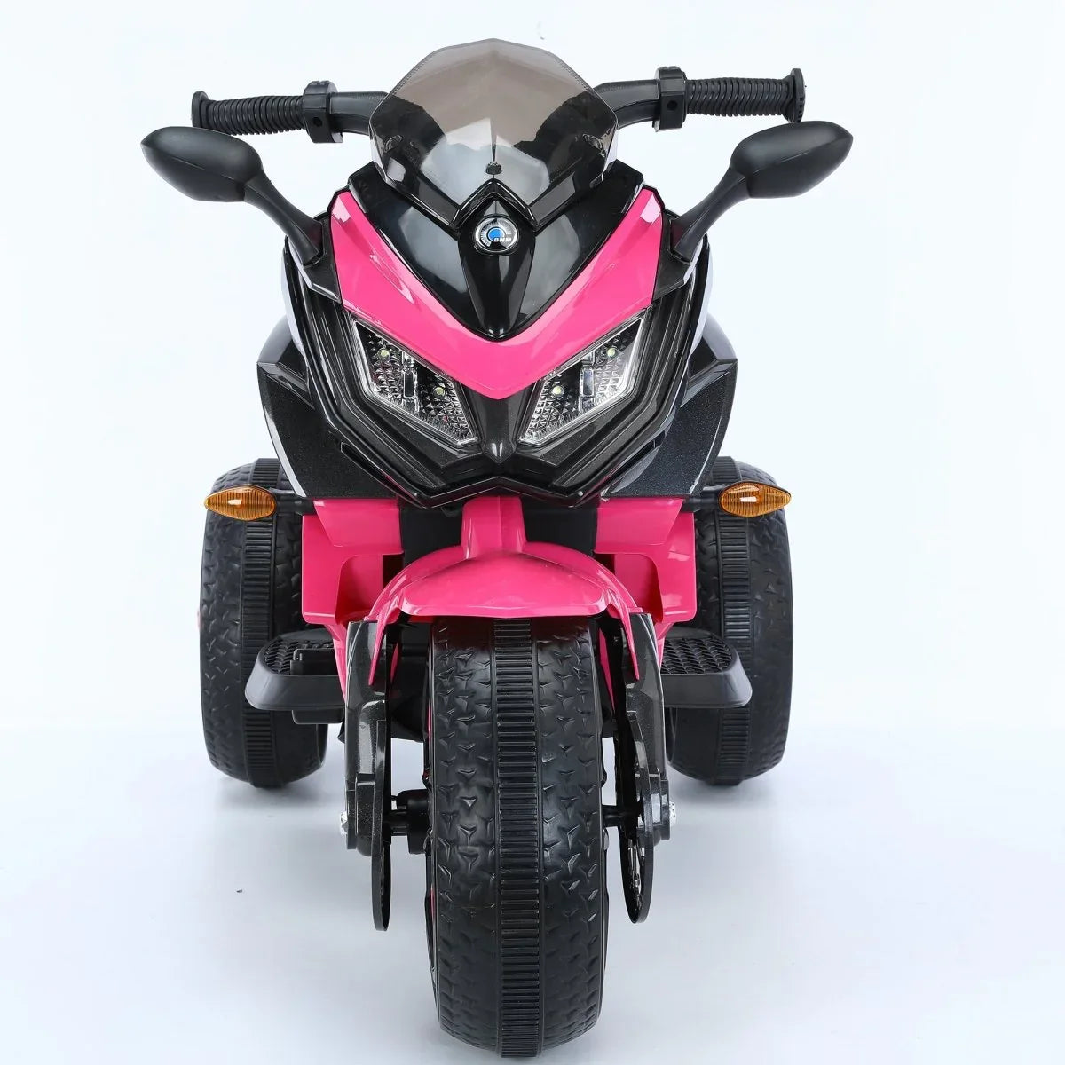 Kids 3-Wheel Ride-On Motorcycle With PU Seat Lighting - Omega Lifestyles