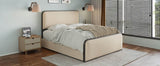King Modern Metal Upholstered Bed Frame With Storage Drawers - Dreamtide - Omega Lifestyles