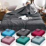 Lightweight Double-Sided Cooling Breathable Polyester Blanket - Omega Lifestyles