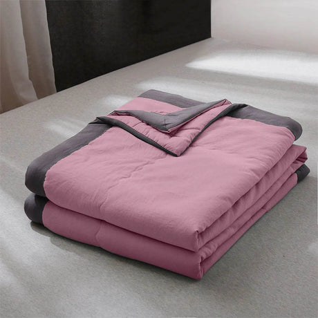 Lightweight Double-Sided Cooling Breathable Polyester Blanket - Omega Lifestyles