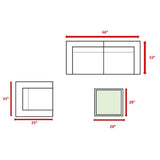 Modern Brown HDPE Wicker Outdoor Seating Group With Cushions - Dreamtide - Omega Lifestyles