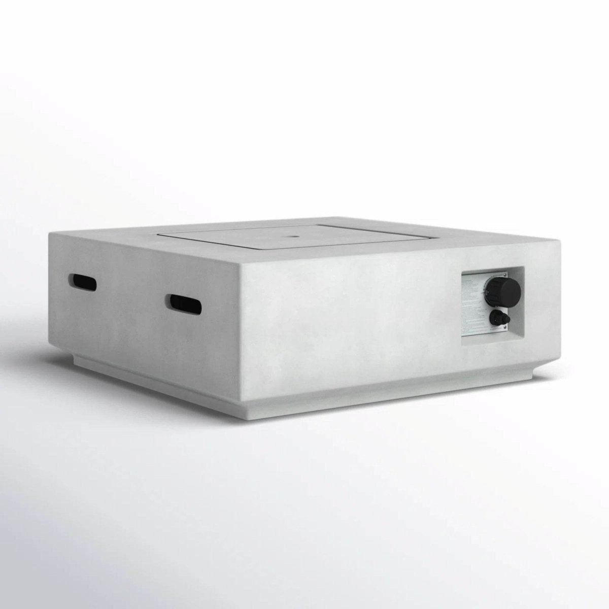 Modern Concrete Propane Fire Pit Table 40000 BTU - Dreamtide - Omega Lifestyles