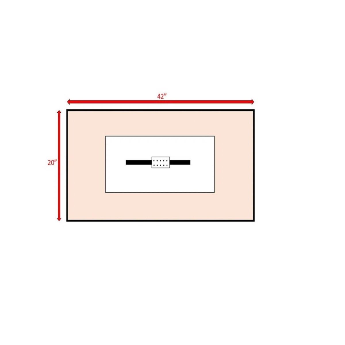 Modern Gray Steel 50000 BTU Outdoor Fire Pit Table - Dreamtide - Omega Lifestyles