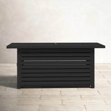 Modern Outdoor Steel Propane Natural Gas Fire Pit Table - Dreamtide - Omega Lifestyles