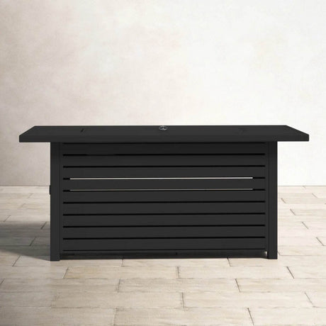 Modern Outdoor Steel Propane Natural Gas Fire Pit Table - Dreamtide - Omega Lifestyles