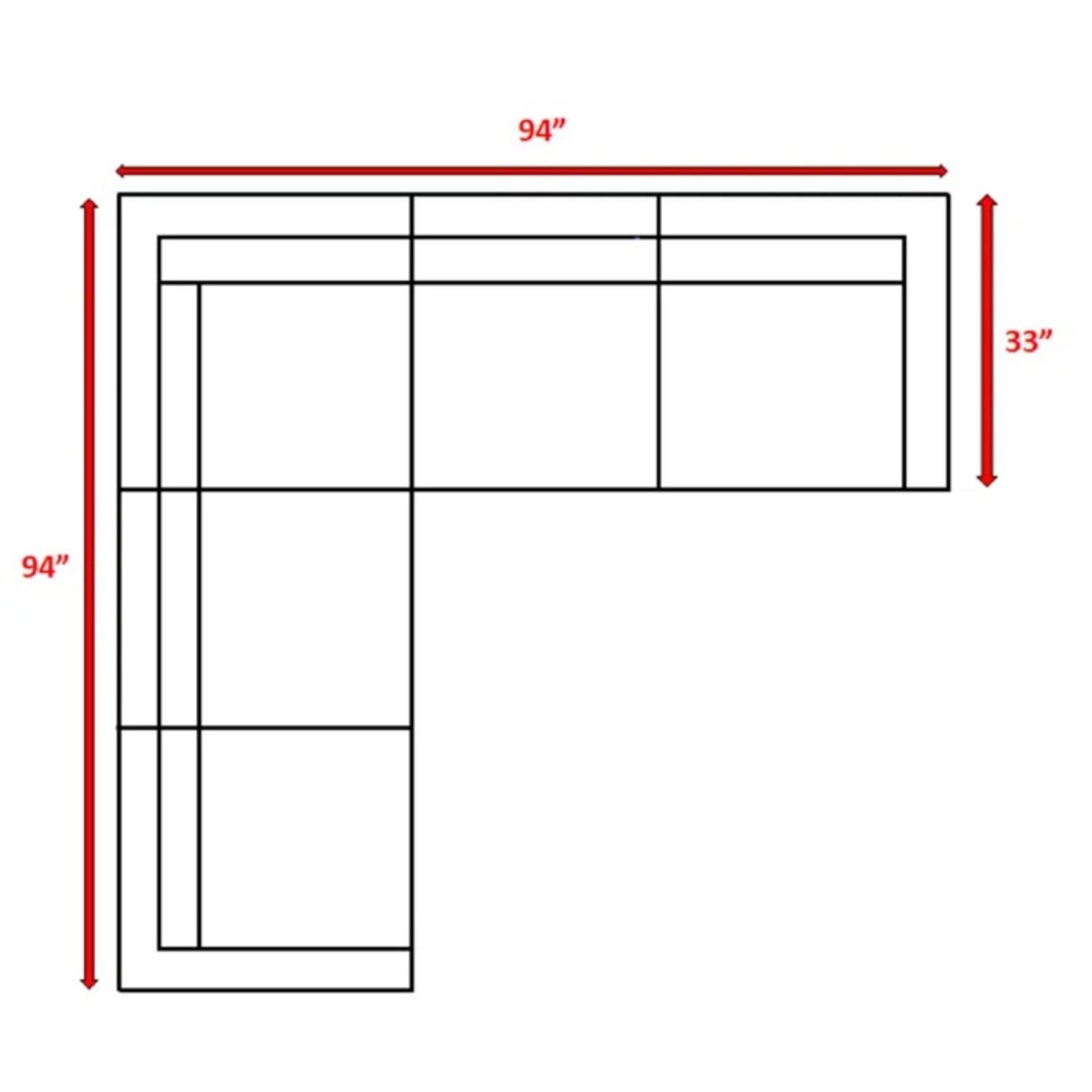 Modern Outdoor Wicker Sectional Lounge Set With Cushions - Dreamtide - Omega Lifestyles