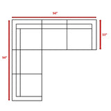Modern Outdoor Wicker Sectional Lounge Set With Cushions - Dreamtide - Omega Lifestyles