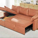 Modern Sleeper Sofa Bed With Storage Chaise - Omega Lifestyles