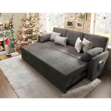Modern Sleeper Sofa Bed With Storage Chaise - Omega Lifestyles
