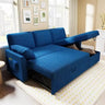 Modern Sleeper Sofa Bed With Storage Chaise - Omega Lifestyles