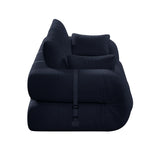 Multi-Functional Foldable Teddy Fabric Sleeper Sofa Bed - Omega Lifestyles