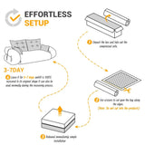 Multi-Functional Foldable Teddy Fabric Sleeper Sofa Bed - Omega Lifestyles