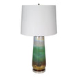 Multicolor Glass Round Plug-In Table Lamp - Sleep Galleria