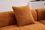 Orange Curved Foam Spring 4 - Seat Modular Sofa - Dreamtide - Omega Lifestyles