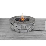 Outdoor Fiber Reinforced Concrete Propane Fire Pit - Dreamtide - Omega Lifestyles