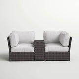 Outdoor Weather - Resistant Wicker Loveseat With Cushions - Dreamtide - Omega Lifestyles