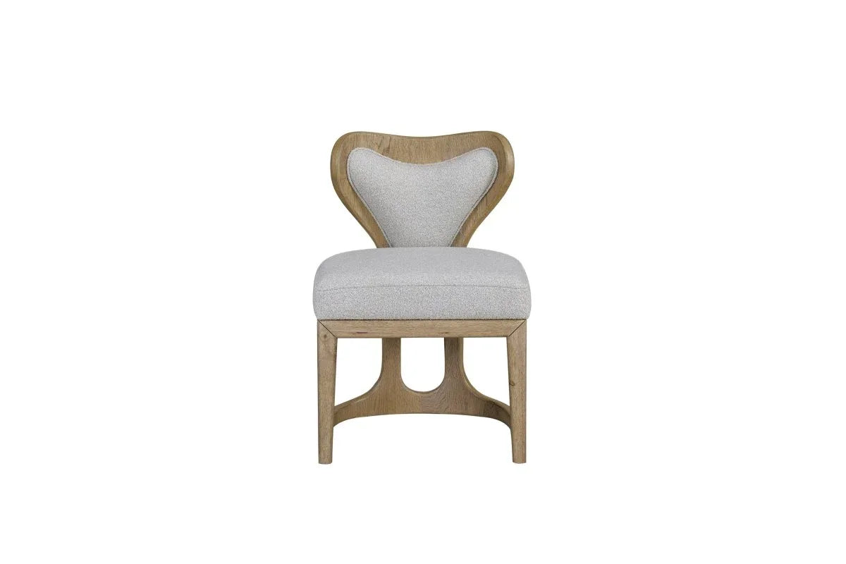 Pair Of Upholstered English Knotty Oak Wrap Chairs - Omega Lifestyles