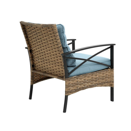 Patio 4 - Piece Steel Frame Outdoor Seating Conversation Set - Dreamtide - Omega Lifestyles