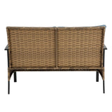 Patio 4 - Piece Steel Frame Outdoor Seating Conversation Set - Dreamtide - Omega Lifestyles