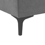 Polyester Blend Dark Gray U-Shape Sectional Sofa - Omega Lifestyles