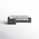 Reversible Outdoor Wicker Patio Sectional Sofa With Cushions - Dreamtide - Omega Lifestyles