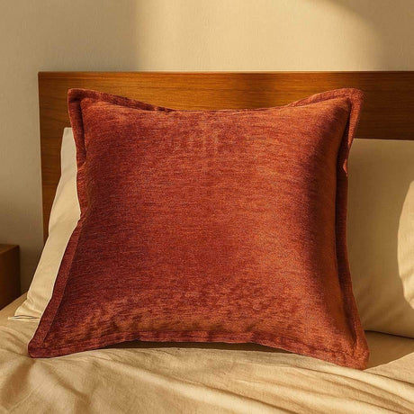 Rose Copper Velvet Throw Pillow With Plush Fill - Dreamtide - Omega Lifestyles