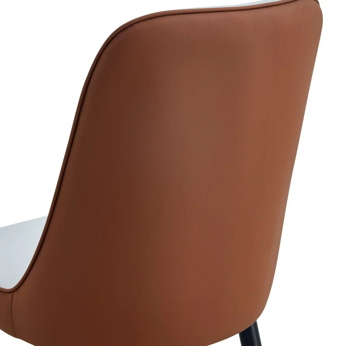 Round Extendable MDF Dining Table With Four PU Chairs - Omega Lifestyles