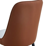 Round Extendable MDF Dining Table With Four PU Chairs - Omega Lifestyles