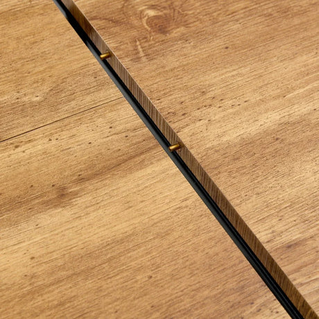 Round Extendable MDF Dining Table With Four PU Chairs - Omega Lifestyles