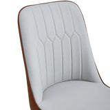 Round Extendable MDF Dining Table With Four PU Chairs - Omega Lifestyles