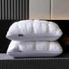Set of 2 Deep Sleep Neck Support Plaid Pillows - Sleep Galleria