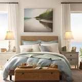 Set Of 2 Rustic Farmhouse Resin Table Lamps - Omega Lifestyles