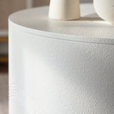 Set Of 2 White Round Modern MDF Coffee Tables With Storage - Omega Lifestyles