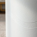 Set Of 2 White Round Modern MDF Coffee Tables With Storage - Omega Lifestyles