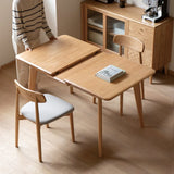 Solid Oak Extendable Dining Table With Metal Slide - Omega Lifestyles