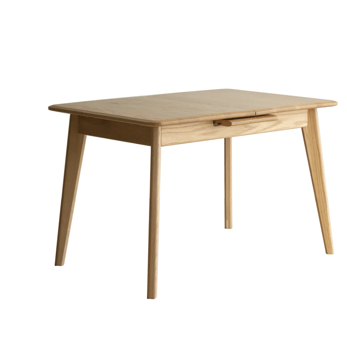 Solid Oak Extendable Dining Table With Metal Slide - Omega Lifestyles