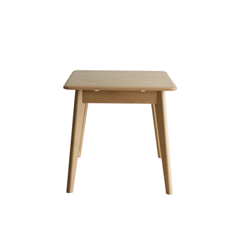 Solid Oak Extendable Dining Table With Metal Slide - Omega Lifestyles