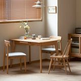 Solid Oak Extendable Dining Table With Metal Slide - Omega Lifestyles