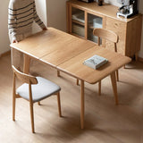 Solid Oak Extendable Dining Table With Metal Slide - Omega Lifestyles