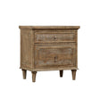 Solid Wood Taupe Rustic Casual 2 - Drawer Nightstand - Dreamtide - Omega Lifestyles