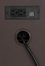 Solid Wood Taupe Rustic Casual 2 - Drawer Nightstand - Dreamtide - Omega Lifestyles