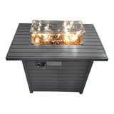 Steel Propane Outdoor Fire Pit Table With Heat - Resistant Finish - Dreamtide - Omega Lifestyles
