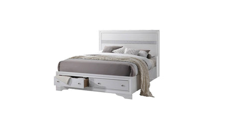Traditional Style Wood Bedroom Set With Storage Drawers - Omega Lifestyles
