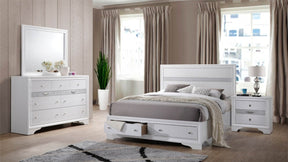 Traditional Style Wood Bedroom Set With Storage Drawers - Omega Lifestyles